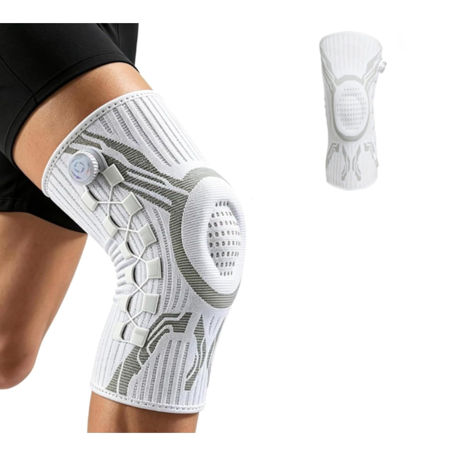 BONTEBIAN Peak Flex Knee Sleeve, adjustable compression brace