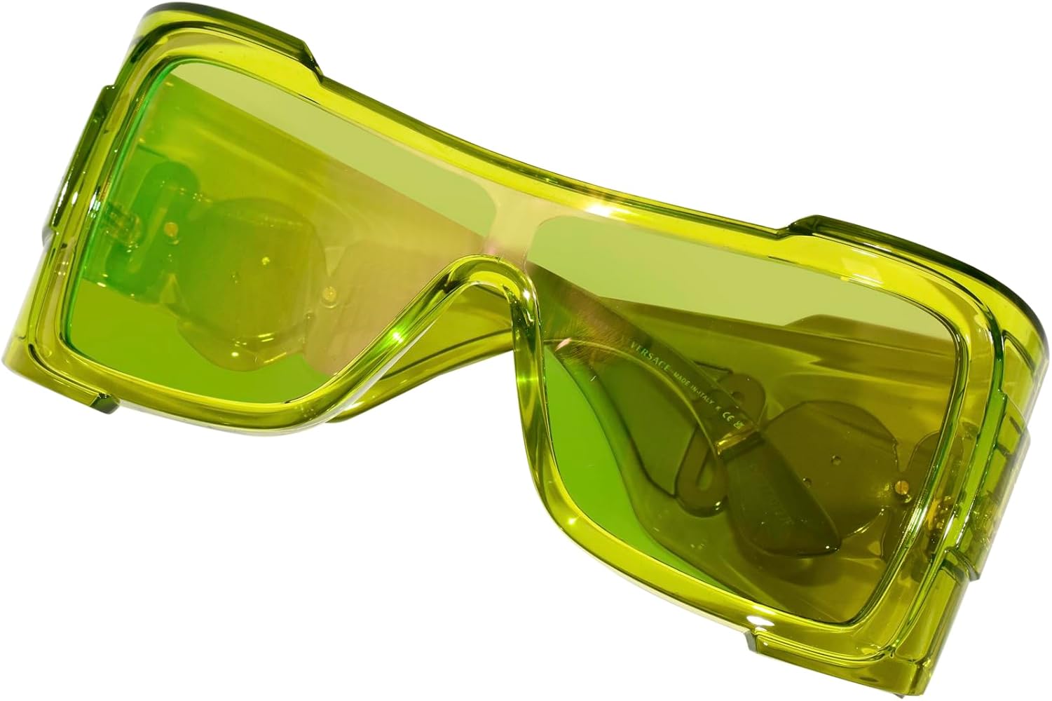 Amazon.com: Versace VE4451 54208N Sunglasses Transparent Green