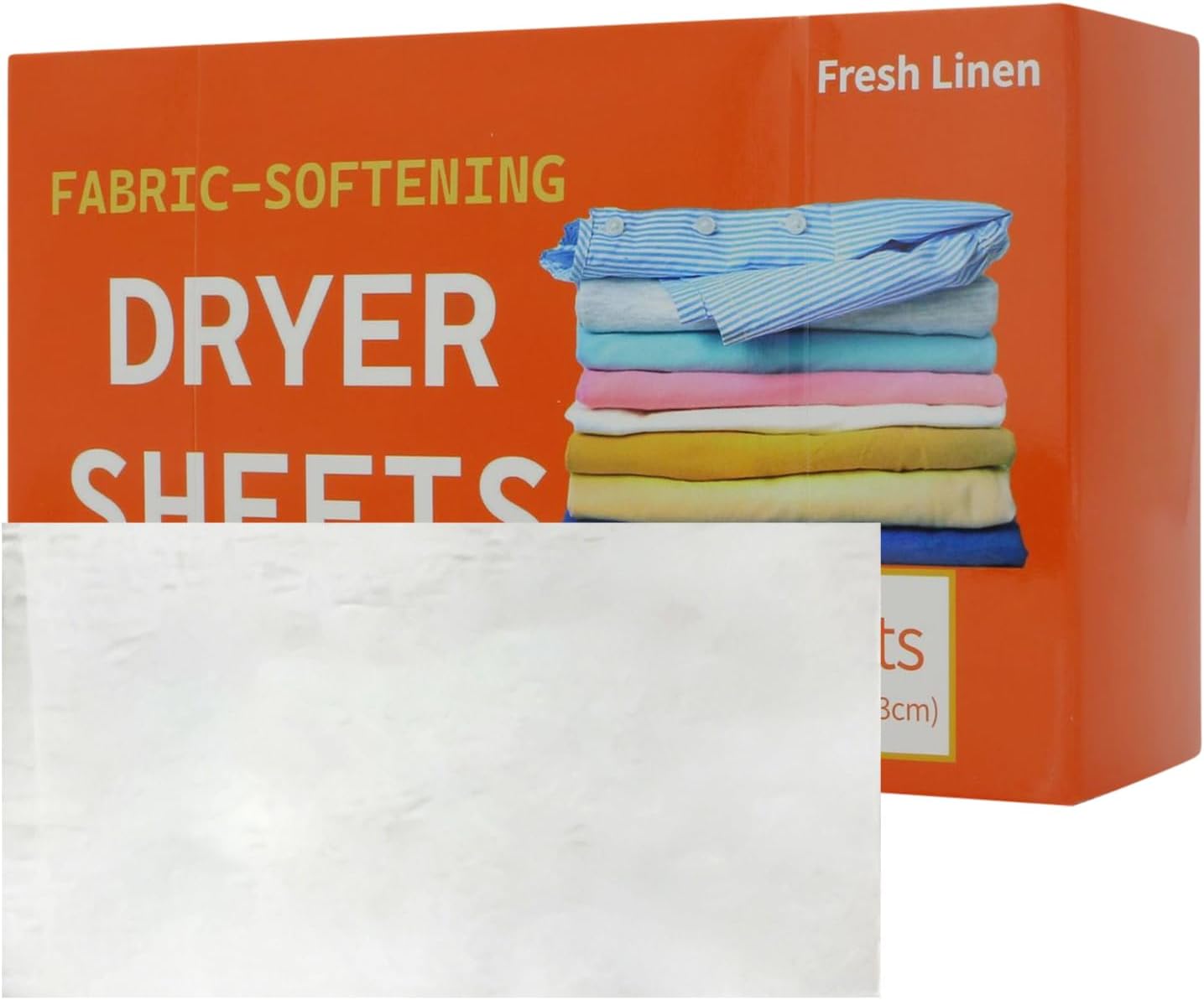 Laundry Softener Sheets 120 Pieces Scented Clothes Washing Sheets | Long-Lasting Fabric Softener for Laundry Apartment Dormitory Bathroom Dryer Household Washer
