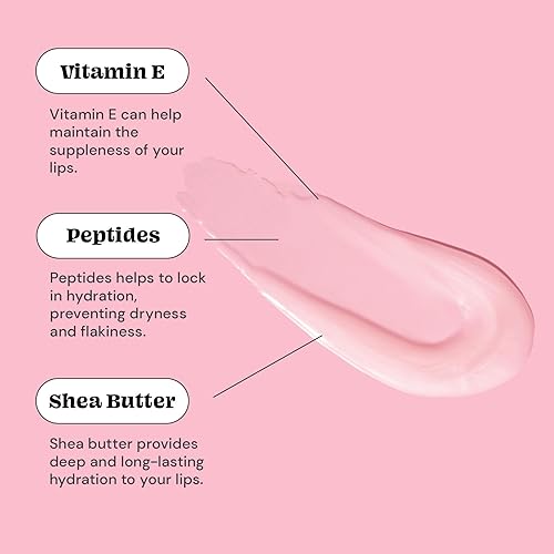 Miniatura 3 de Glossmetics Lychee-Berry Overnight Lip Mask - Bálsamo labial coreano hidratante e hidratante para labios suaves y lisos