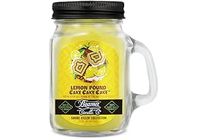 Beamer Candle Co. Smoke Killer Collection - Lemon Pound Cake Scented Candle