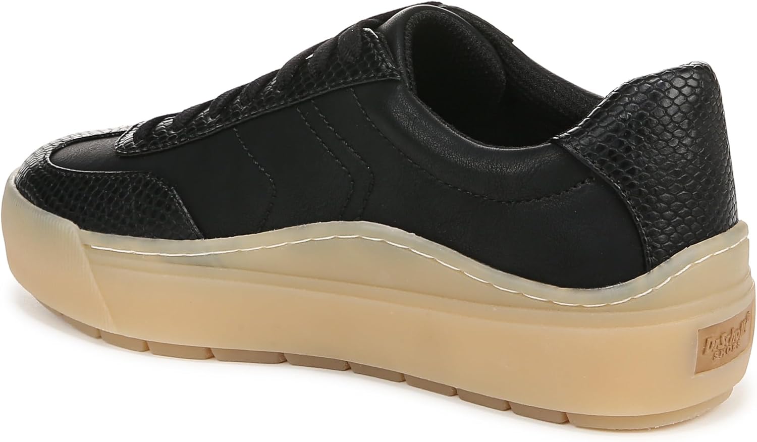 Dr. Scholl's Shoes Womens Time Off Win Sneaker Black Snake 8 M - Image 8