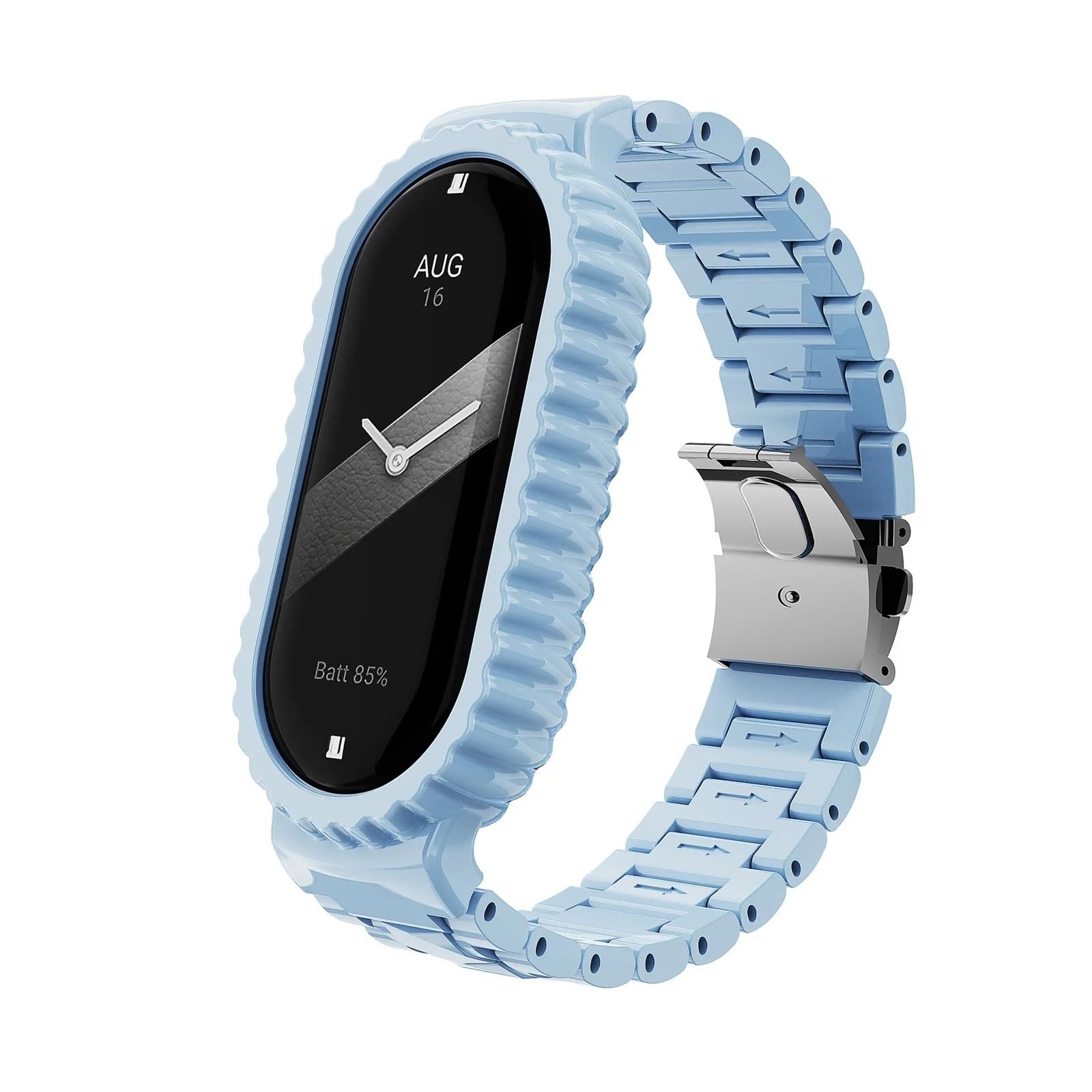 Przezroczysty pasek z tworzywa sztucznego do Xiaomi Mi Band 8 Sportowa opaska na nadgarstek PC Bransoletka zastępcza do akcesoriów MiBand 8 Smartwatch