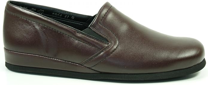 Rohde Lekeberg 1550 Pantuflas de Hombre Zapato Abierto Zapatillas Rojo Vino