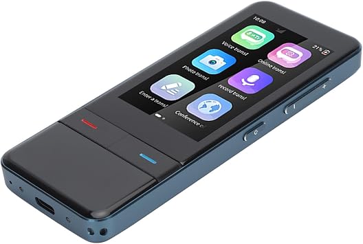 Translator Device, Translator Language Device with HD Noise Reduction AI Intelligent 139 Languages Online Translation High Accuracy for Trip Business