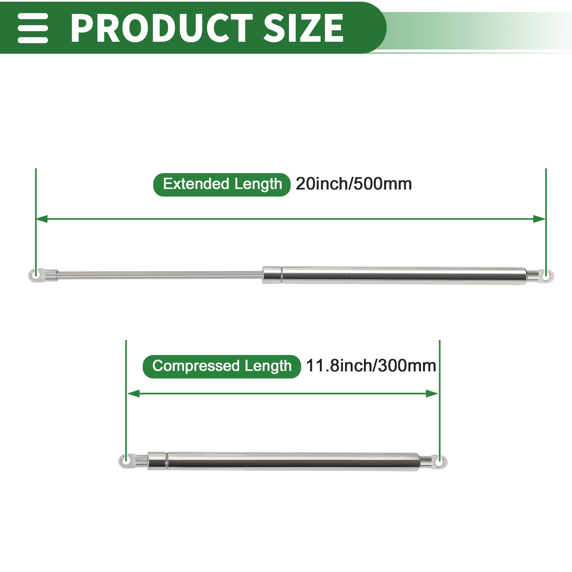Supporti Sollevamento Universali 15/380mm 60lb 267N 27kg Argento 2pz 781954417921