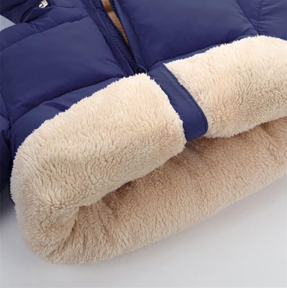 Toddler Baby Hooded Down Jacket Boys Girls Kids Thicken Warm Winter Coat Outerwear 1-7t - Image 5