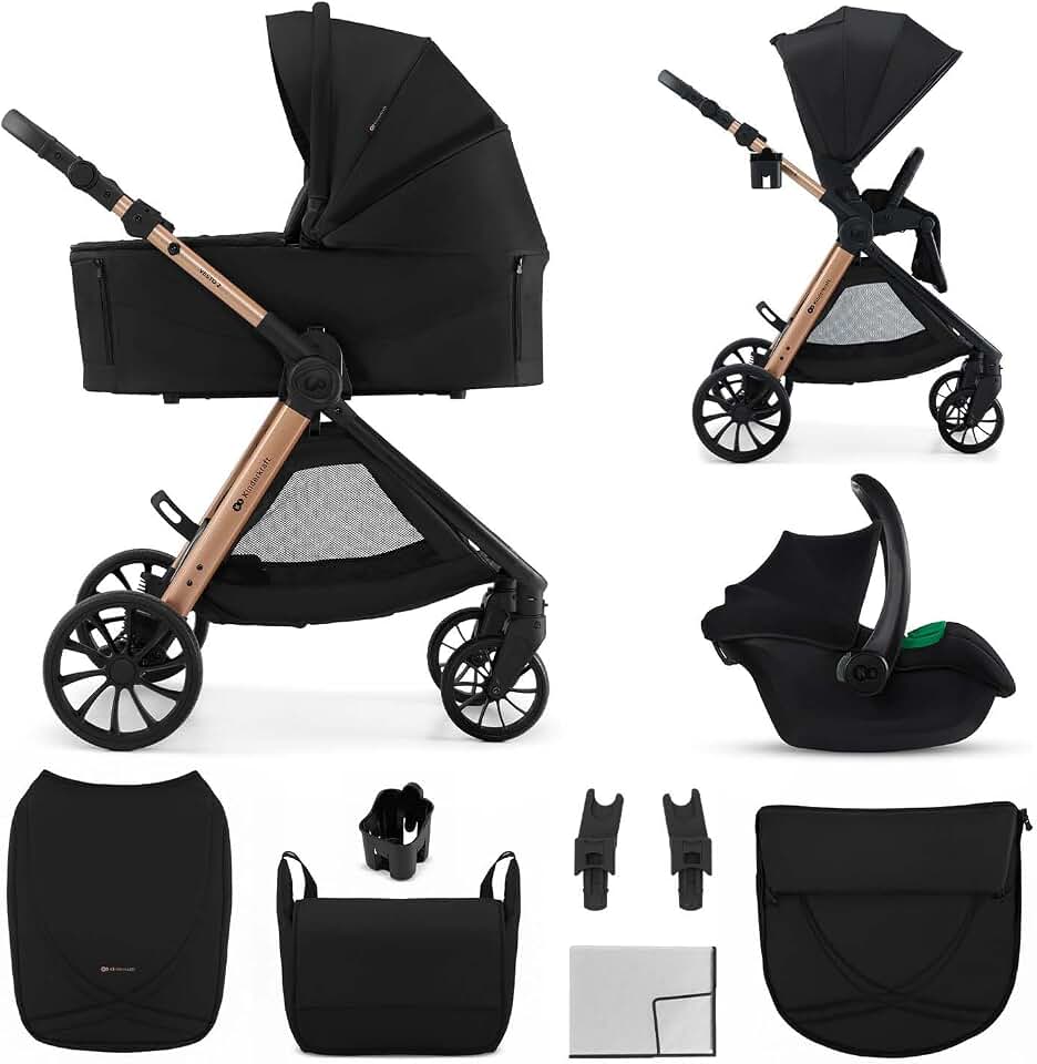 Kinderkraft VESTO 2 Poussette Bébé 3 en 1