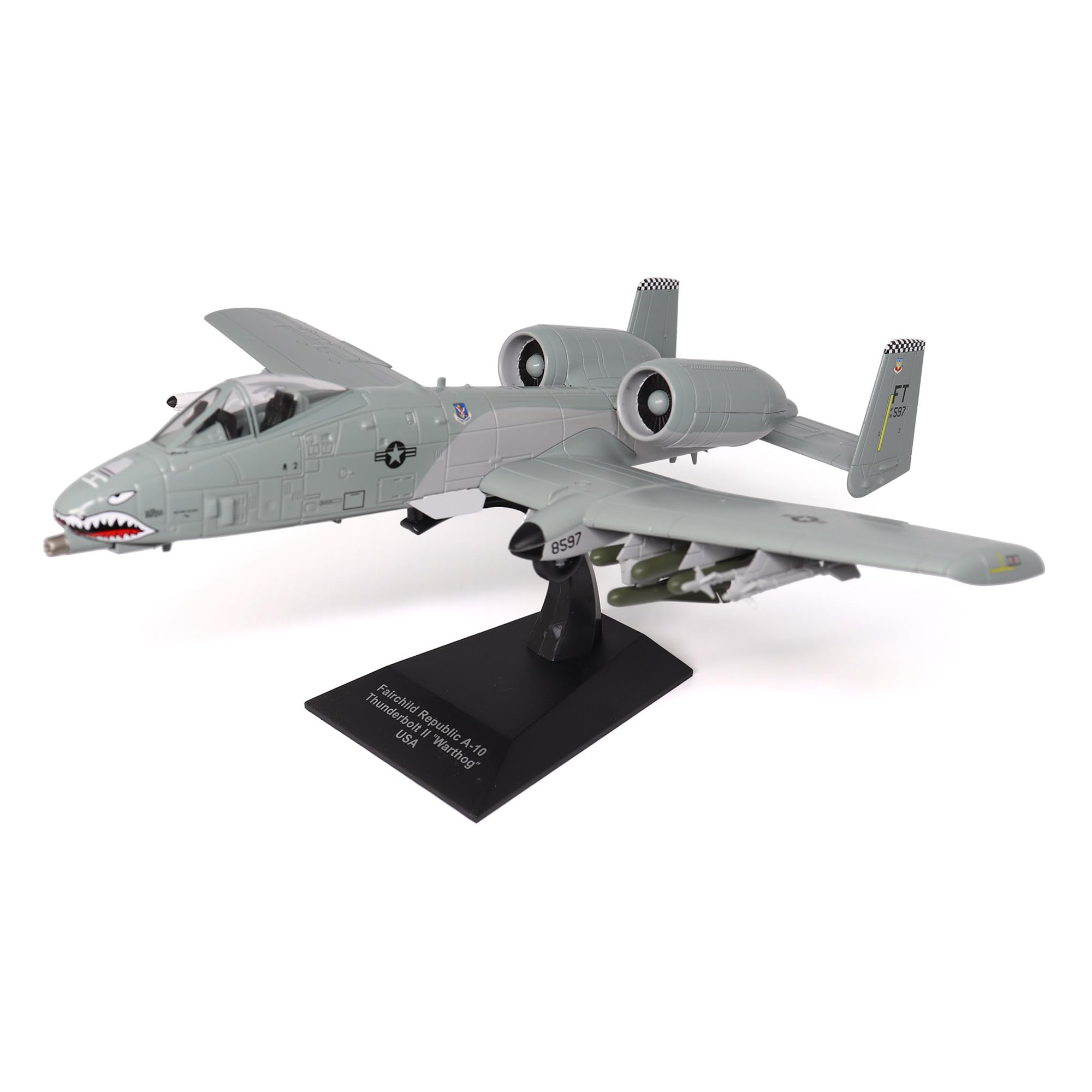 1:72 Scale Model Fairchild Republic A-10 Thunderbolt II Warthog - Militaria Diecast by Motorcity Classics