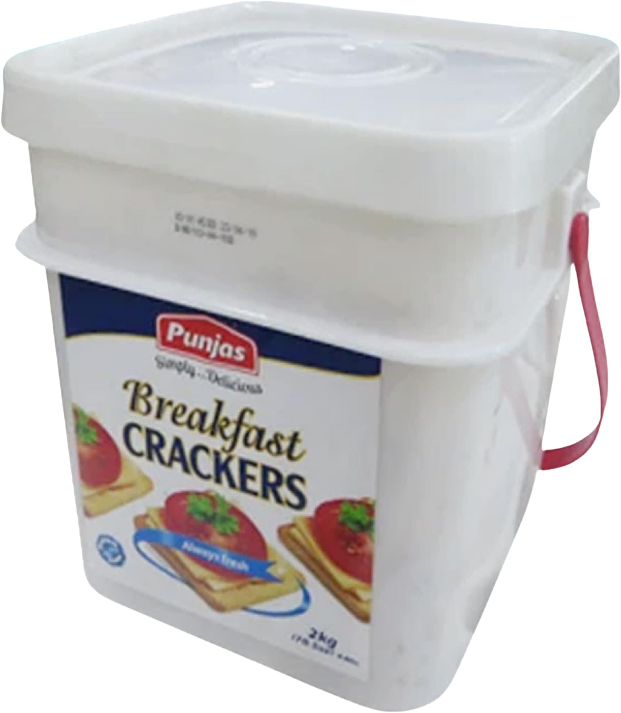 Punjas Breakfast CRACKERS (2KG Container) Simply