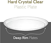 Vista 121 de [30 Pack 16 OZ Bowls] Edge Collection Mint Green Plastic Party Soup Bowls Premium heavyweight Elegant Disposable Tableware Dishes