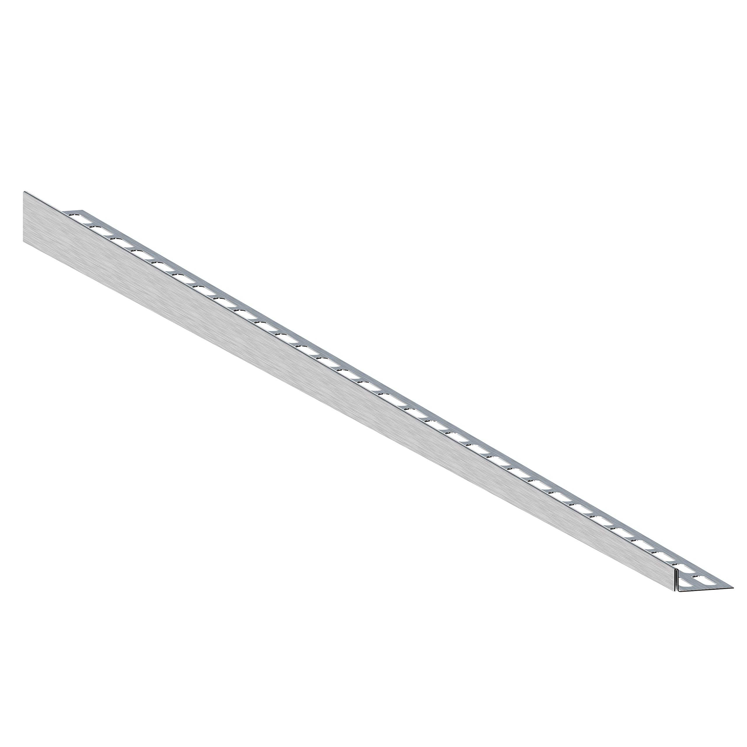 Aquabad Edelstahl Gefälleprofil Clive für begehbare Dusche 100cm, rechtsversion, Kantenhöhe 14mm