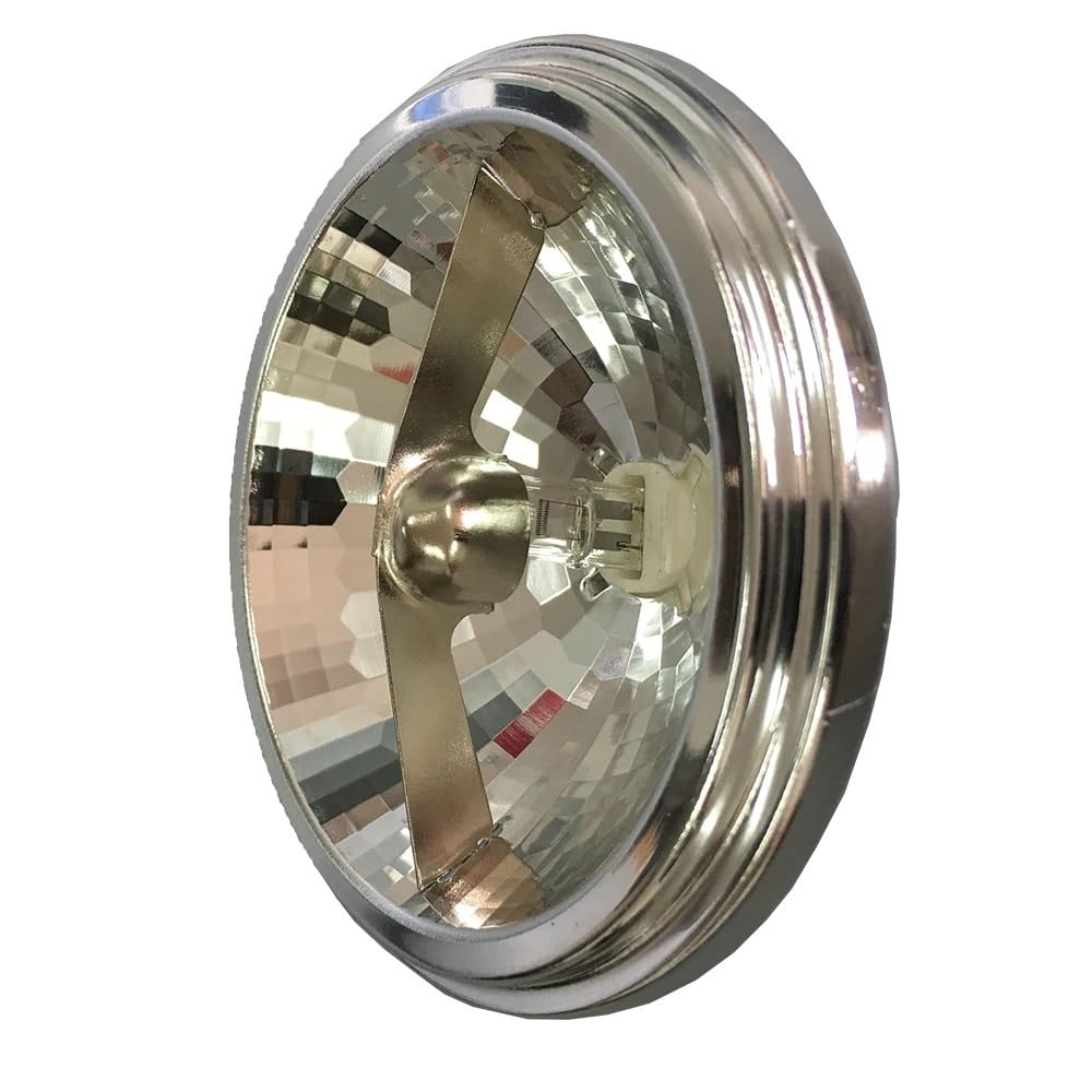 10 Stück AR111 Halogenlampe G53 12 V 15 W 50 W 75 W 100 W 4° 8°/24°/45° Abstrahlwinkel Glühbirne Aluminium Warmweiß(45 degree Beam Angle,75W)