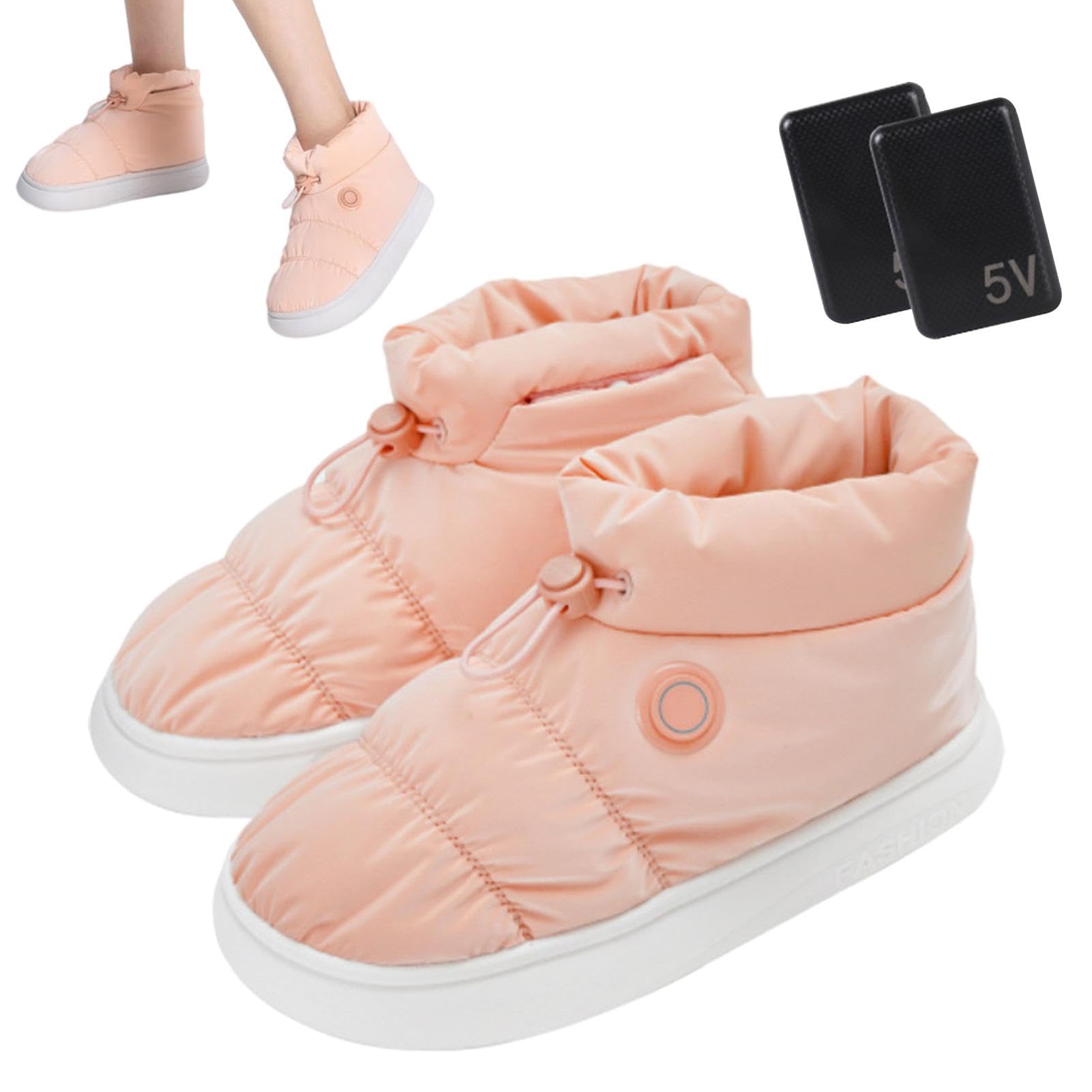 Scarpe Riscaldanti Ricaricabili,Scarpe Riscaldanti Elettriche - Pantofole traspiranti a calore elettrico,Scarpe scaldapiedi elettriche, scarpe riscaldanti per piedi termici