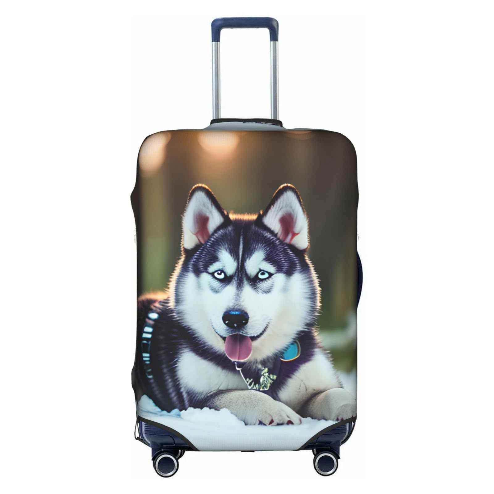 Housse de protection husky blanc L en polyester lavable - 8