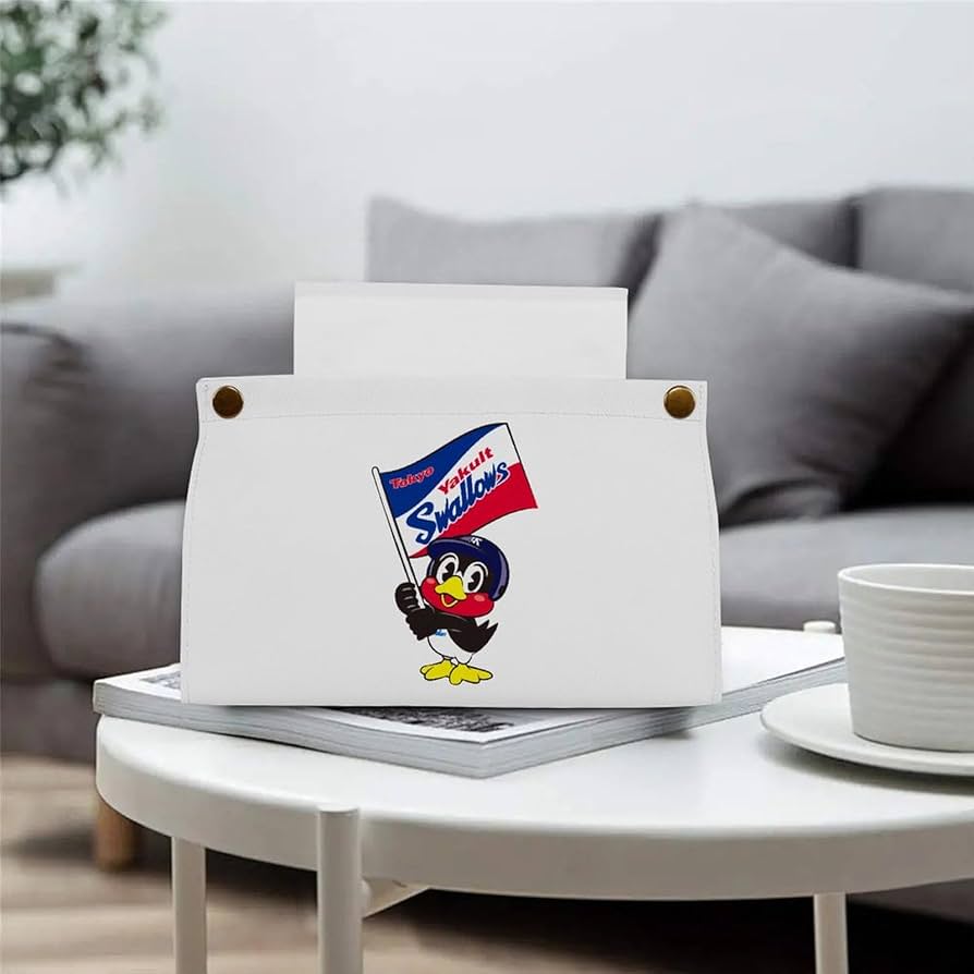 Amazon｜ティッシュケース 東京ヤクルトスワローズ つば九郎