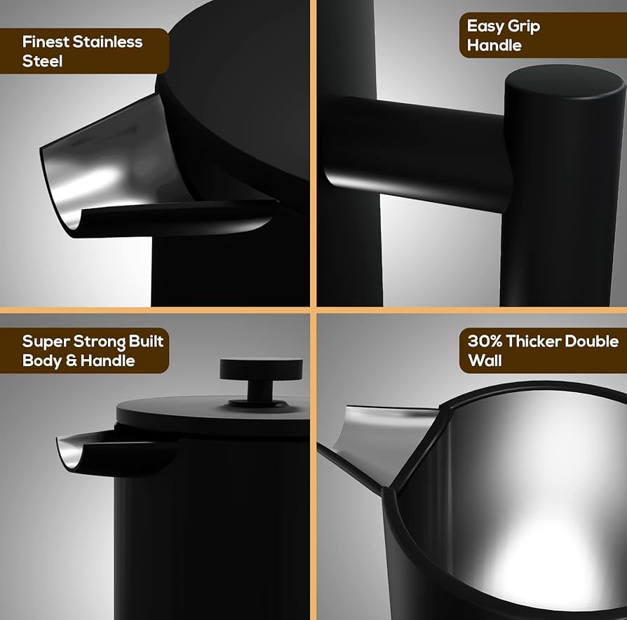 Amazon.com: Utopia Kitchen 304 Grade Stainless Steel French Press