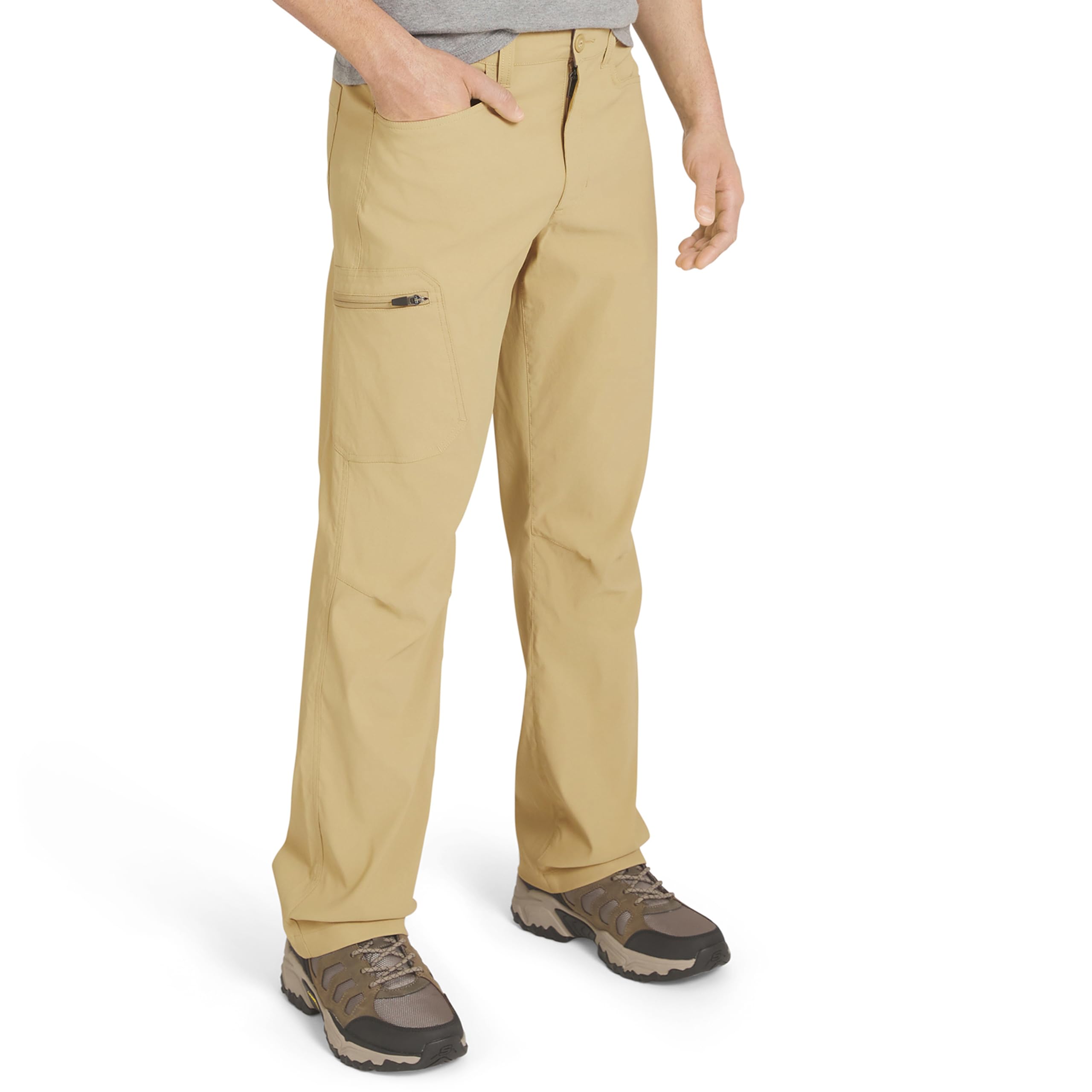 Eddie Bauer Men's Rainier Pants, Saddle Regular 34/32