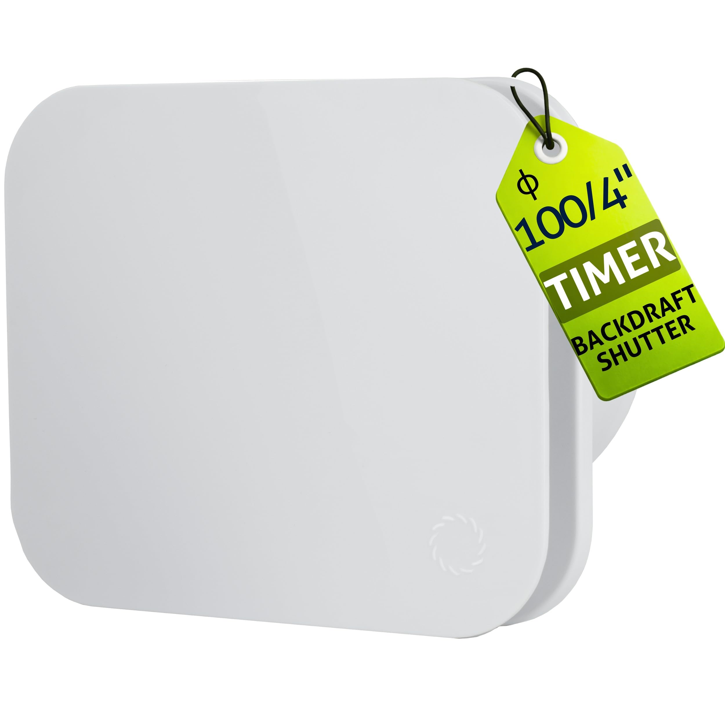 Turbionaire TREND 100TWM Aspiratore Bagno, 100mm, Temporizzatore, Valvola di non ritorno, Silenzioso, IPX4, Per Combattere Muffa e Umidità, Bianco, Garanzzia 5 anni