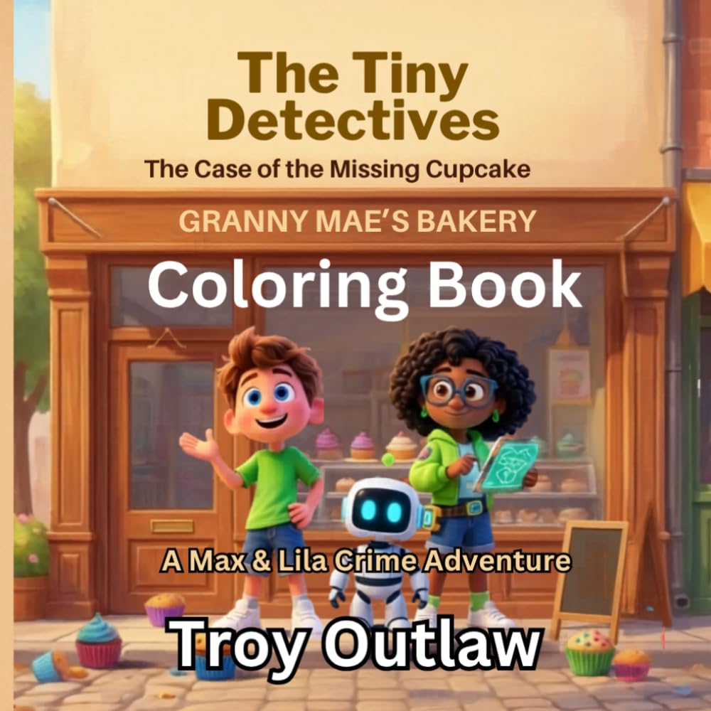 The Missing Cupcake Coloring Book: A Max & Lila Crime Adventure (The Tiny Detective: A Max & Lila Crime Adventure)