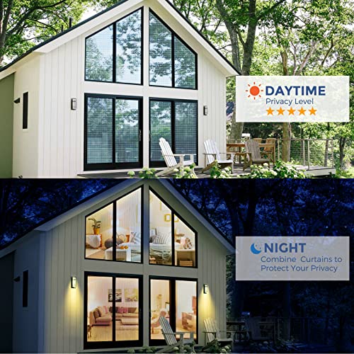 One Way Window Film Sun Blocking Window Tint, Window Tinting Film Home Privacy See Out Not In Reflective Mirror Film For Glass Window Static Cling Heat Control Anti Uv Non Adhesive (17.5 X 78.7 Inch) #TOP5