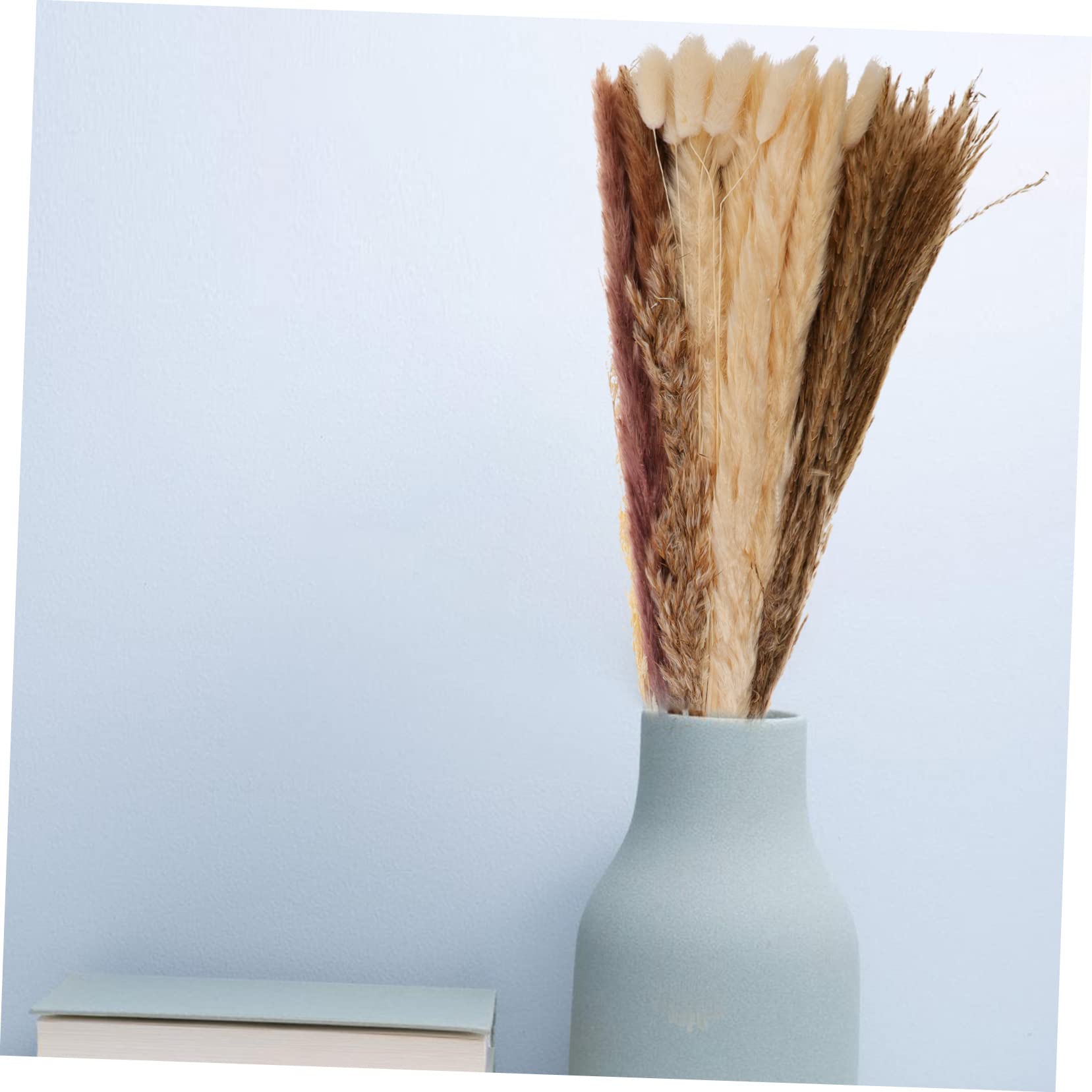 Zerodeko 2ensembles Pampas Séchées Artificielles De Tiges De Fleurs Décoratives pour Décoration DIY Ambiance pour Mariages Et Événements pour Maison Et Bureau