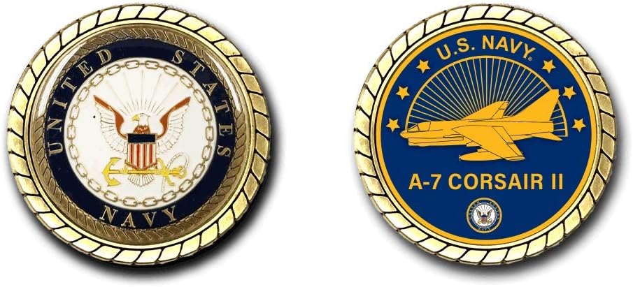 US Navy A-7 Corsair II Challenge Coin Officially Licensed Thumbnail
