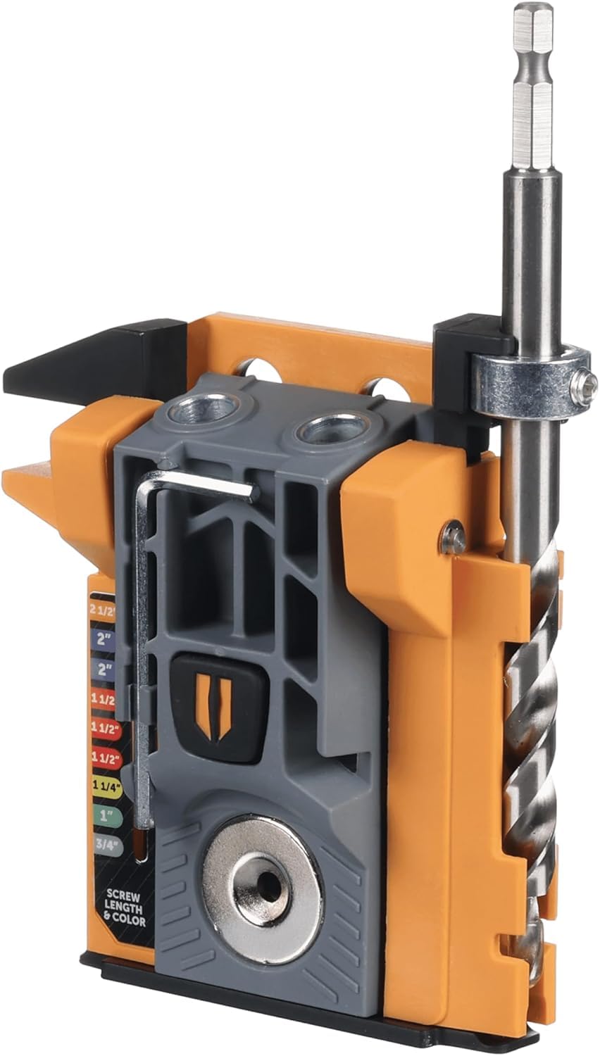 Bora Mini-Jig Automatic Pocket Hole Jig, Auto-Adjust Drill Guide