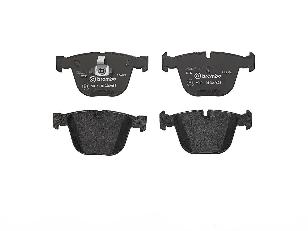 BremboP06026 Low-Met Rear Disc Brake Pad Set BENTLEY/BMW/ROLLS-ROYCE OE# 34216768471
