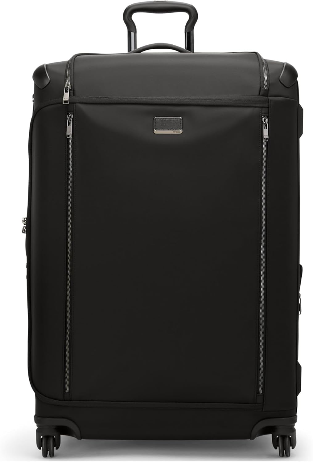 TUMI - Voyageur Leger 4 Wheeled Luggage - Women's Lightweight and Spacious, Sleek Silhouette, Durable Premium Suitcase - 21.8" International Expandable Carry-On, Black with Gold Hardware