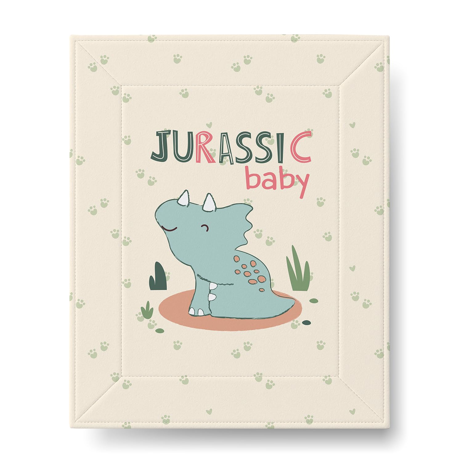 Tidy Sleep Baby Changing Mat – Waterproof, Foldable, Padded Diaper Changing Sheets for Newborns & Infants – Jurassic Dino Boy (65 cm x 45 cm)-image-9