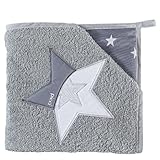 Dimensioni: 75 x 75 cm PICCI Telo bagno Stella Converse Grigio