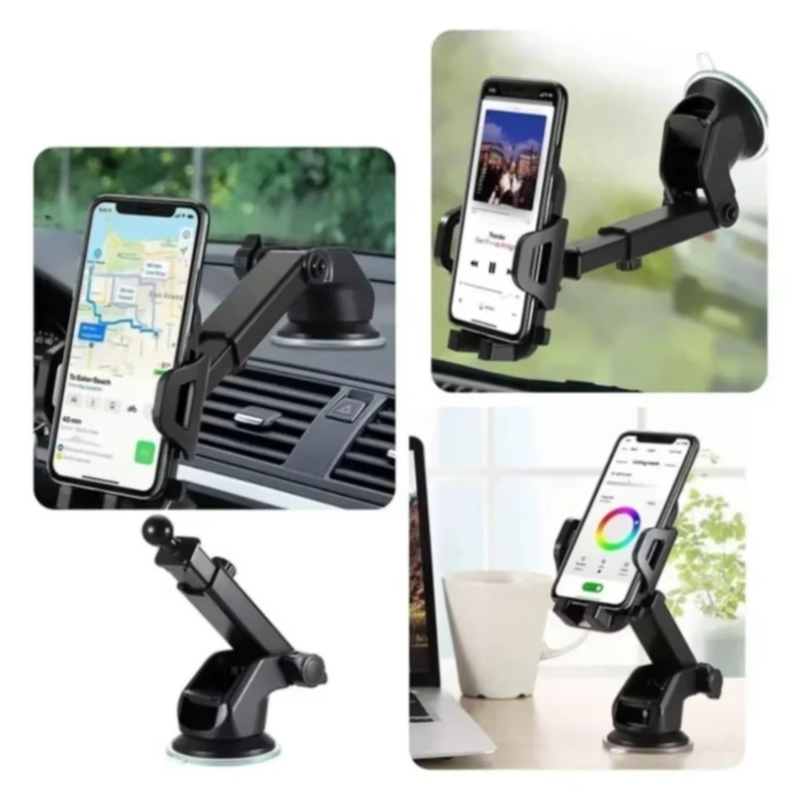 Soporte Teléfono Coche Molduras Interiores Automóviles Universales