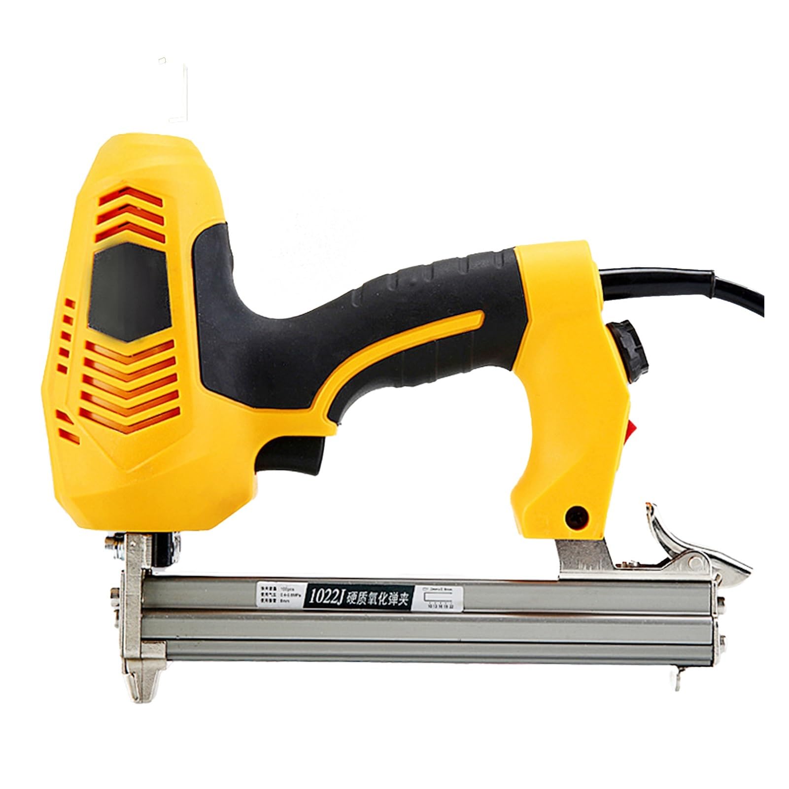Pistolet do gwoździ 2300W elektryczny pistolet do gwoździ U gwoździarka zszywacz zszywacz do drewna zszywacz do mebli elektronarzędzia do baterii do warsztatu i domu