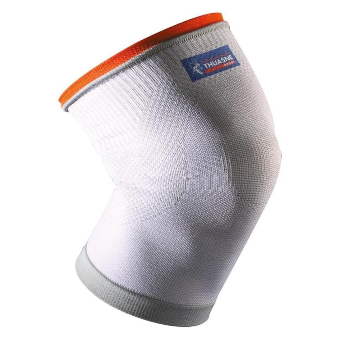 THUASNE Sport - Rodillera De Soporte - Rodilla Dolorida, Reanudación De Actividades Deportivas - Tejido Compresivo - Índice De Soporte 1/​3 - Dispositivo Médico CE - Talla M