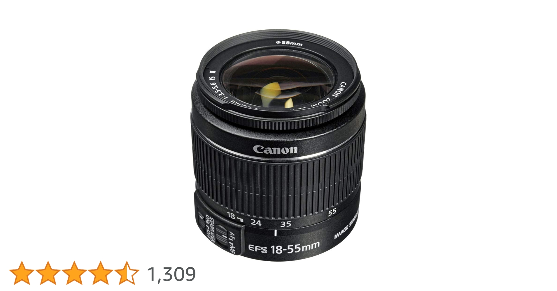 Amazon.co.jp: Canon EF-S 18-55mm f/3.5-5.6 is II SLRレンズ