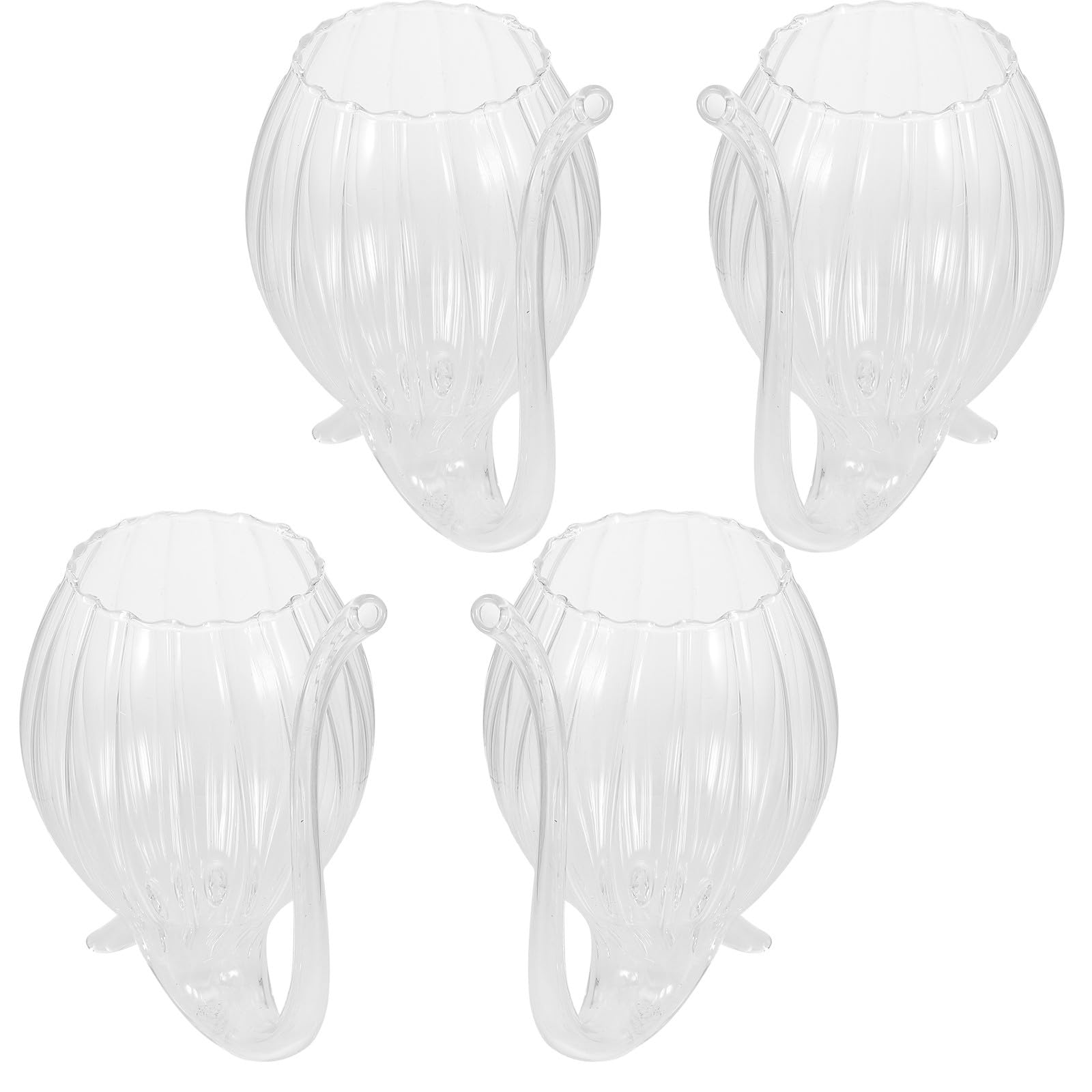 Verres à vin lot de 4 tasse à boire pour jus cocktails et verres transparents