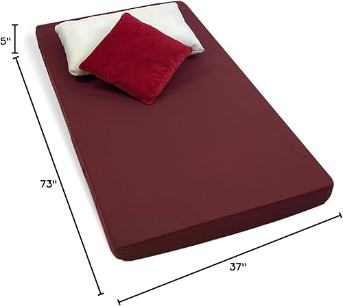 Viscologic Prestige - Colchón reversible de espuma de 2 lados tamaño individual perfecto para litera, nido, cama de invitados y cama de caravana,