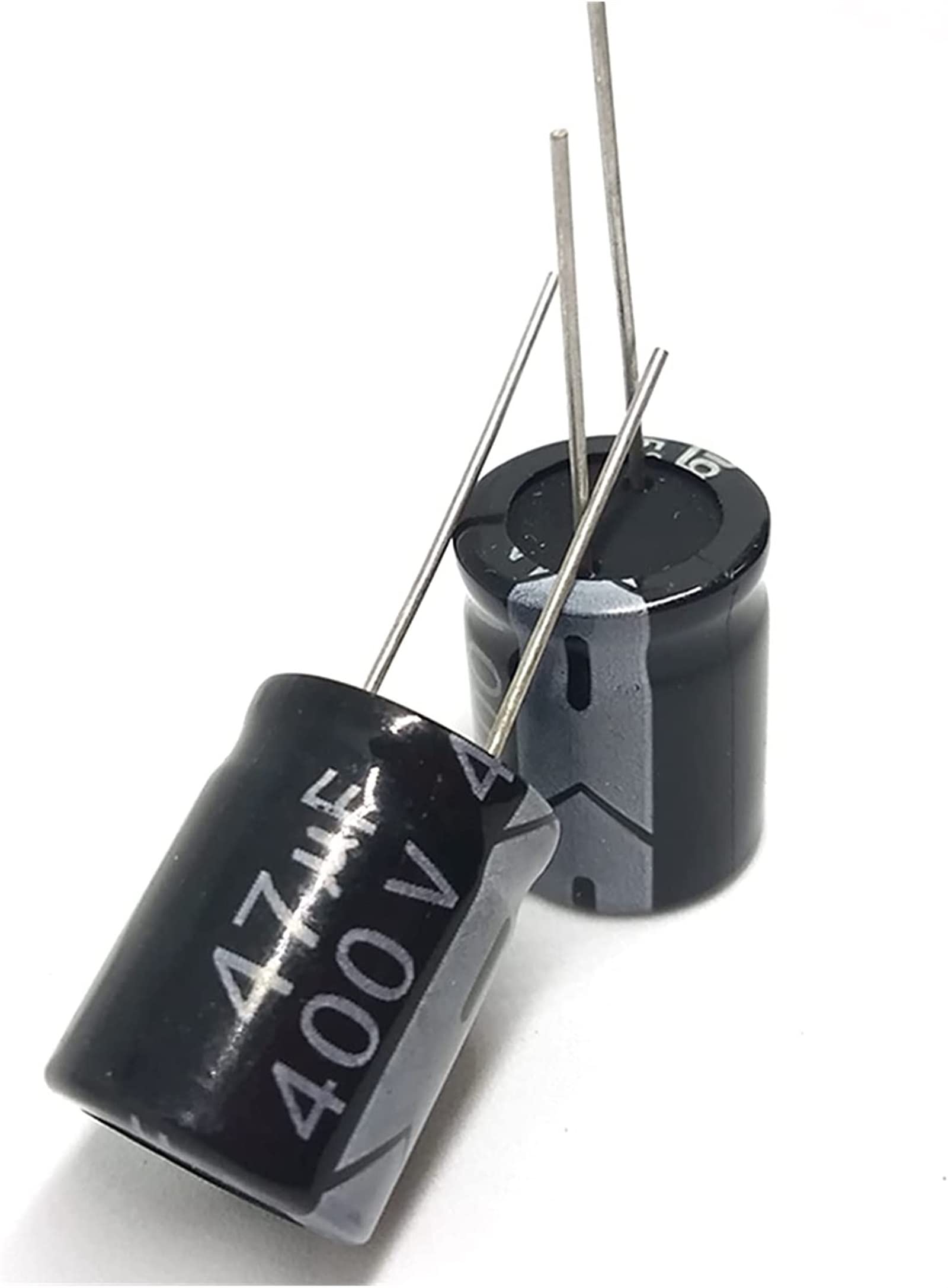 Accesorios electrónicos Kit de condensadores 10 unids/lote condensador electrolítico de aluminio 47 UF 400 V 16 * 22mm 47uf 400v 400V 47UF condensadores electrolíticos Dispositivos electrónicos