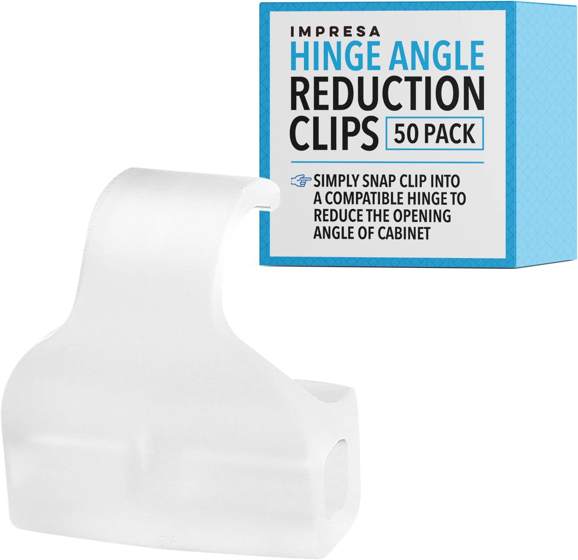 2 Pack Salice 86 Degree Angle Restriction Reduction Clip for Silentia