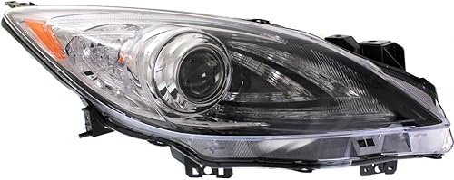 Para Mazda 3 2010 2011 2012 2013 unidad de montaje de faros con luces de circulación diurna HID tipo lado del pasajero  MA2519149  BBN2-51-031S