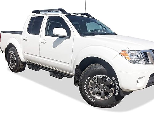 Miniatura 5 de APS Drop Steps - Estribos compatibles con Nissan Frontier 2005-2024 Crew Cab, color negro