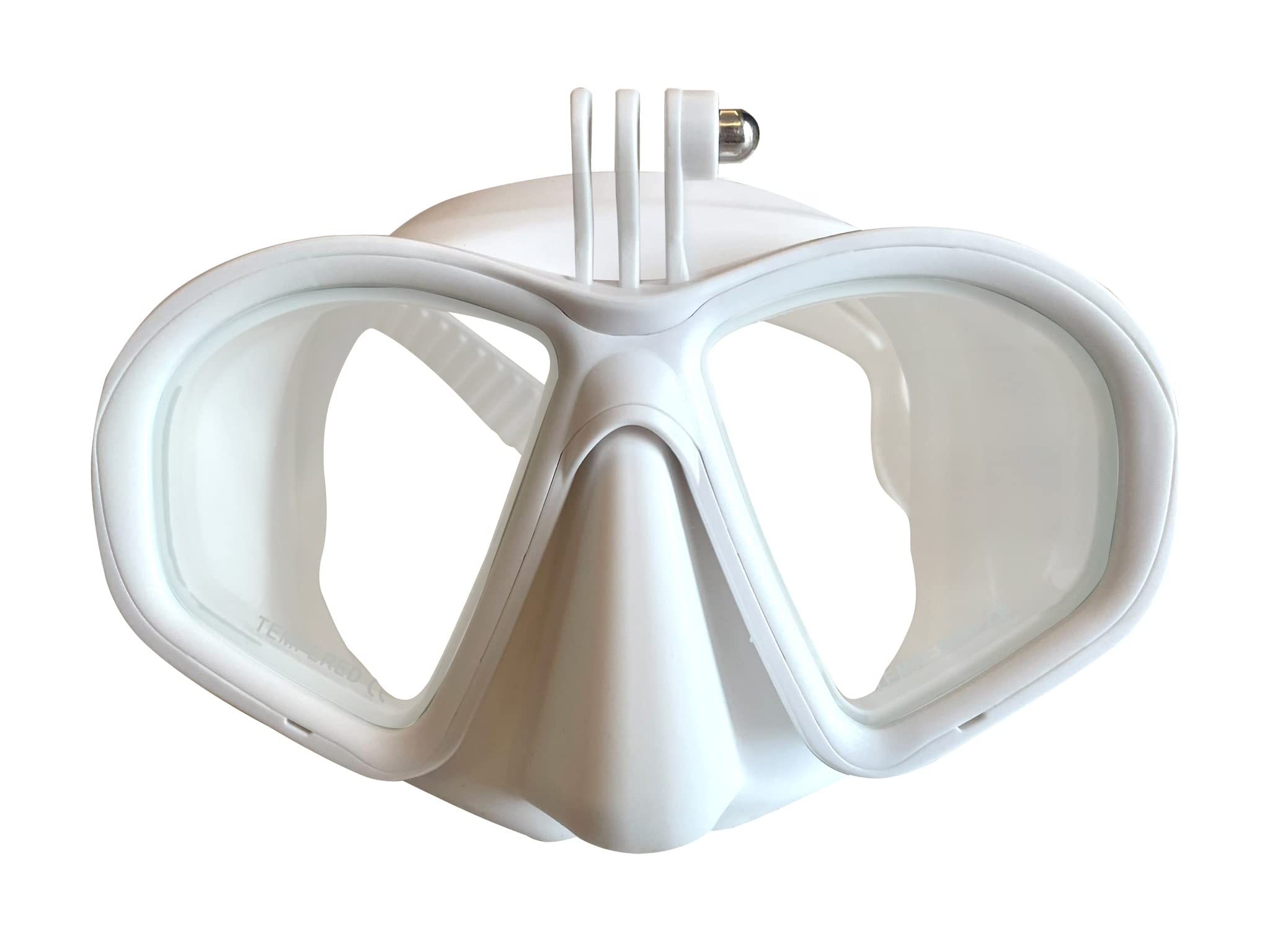 Hammerhead Spearguns, MV3 Low Volume, Action Diving Mask (White)