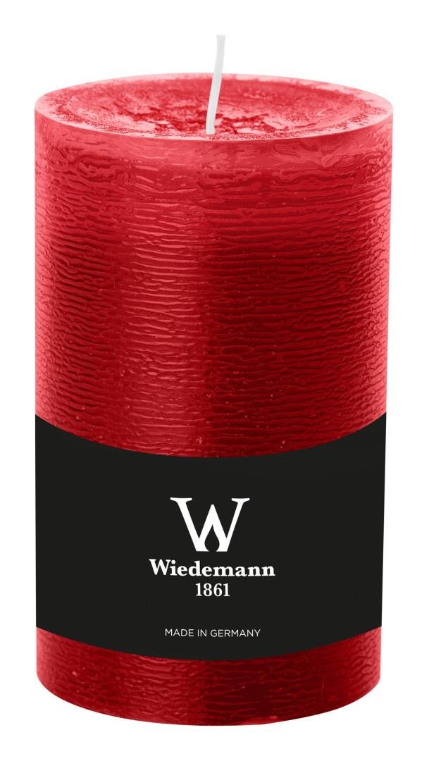 Wiedemann 281008.093 Marble Kerze durchgefärbt ASF, Wachs, Rubin, 13 x 7.8 cm, 8-Einheiten