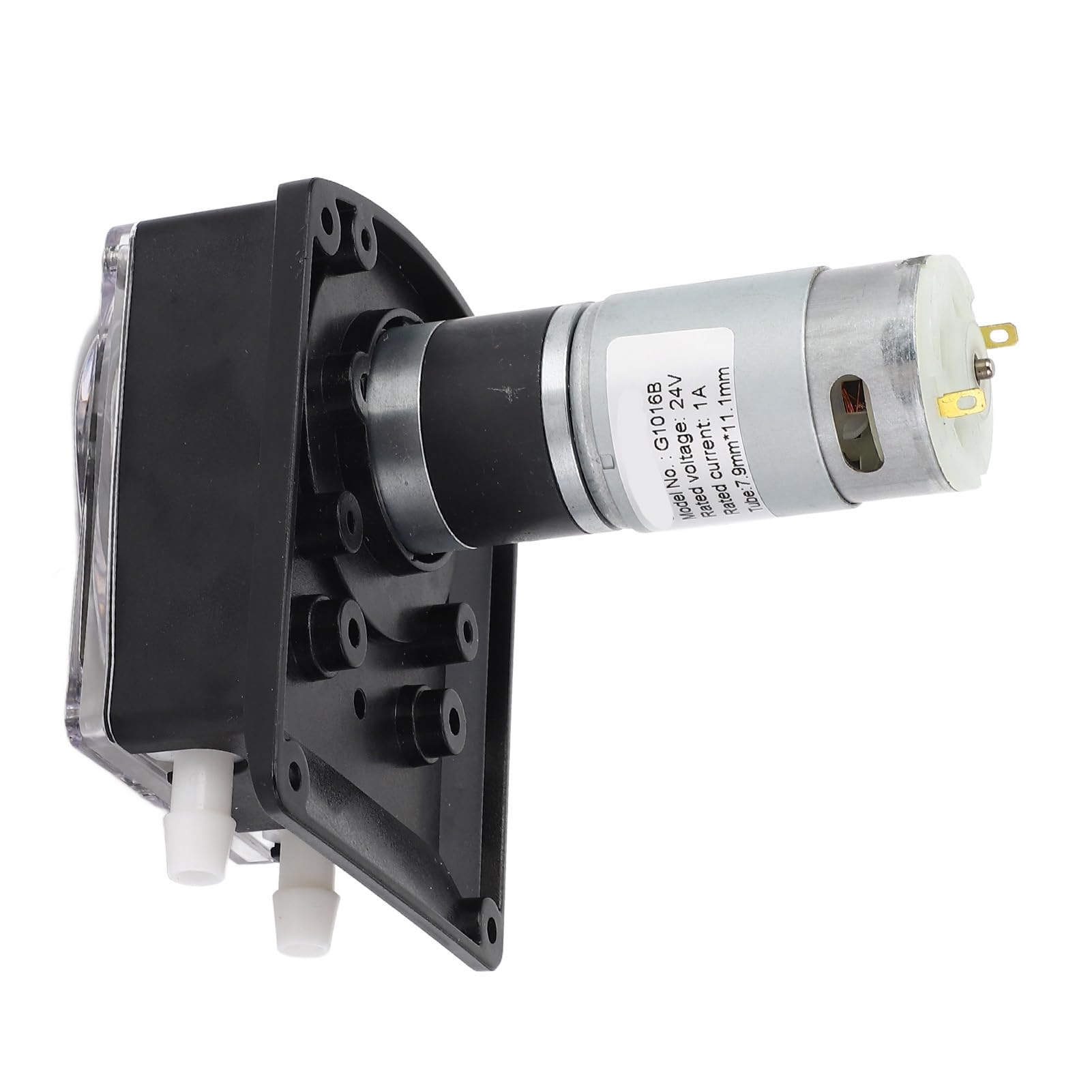 Eujgoov Bomba Peristáltica de Doble Cabezal, Tubo BPT de Grado Alimenticio de 1500ml/min, Reemplazable con Motor Silencioso para Lavadoras y Lavavajillas (DC24V)