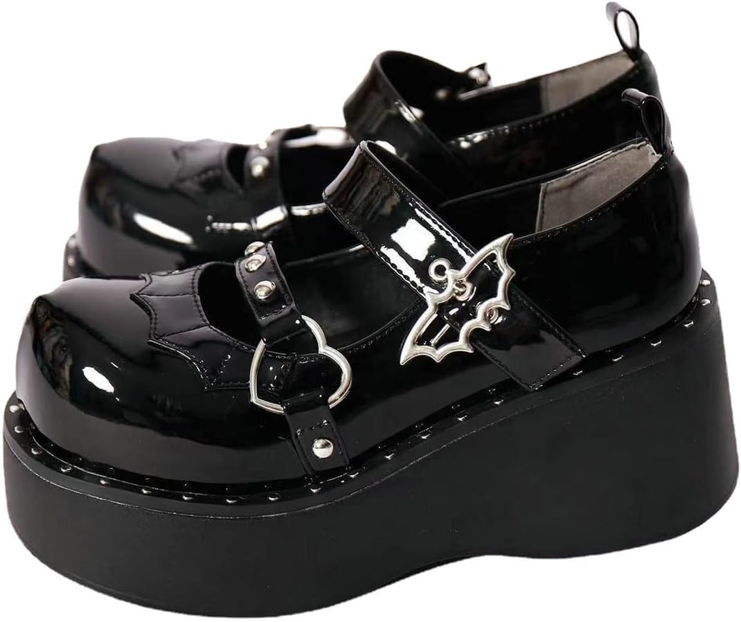 Parisuit Womens Lolita Platform - Ankle Strap Comfort