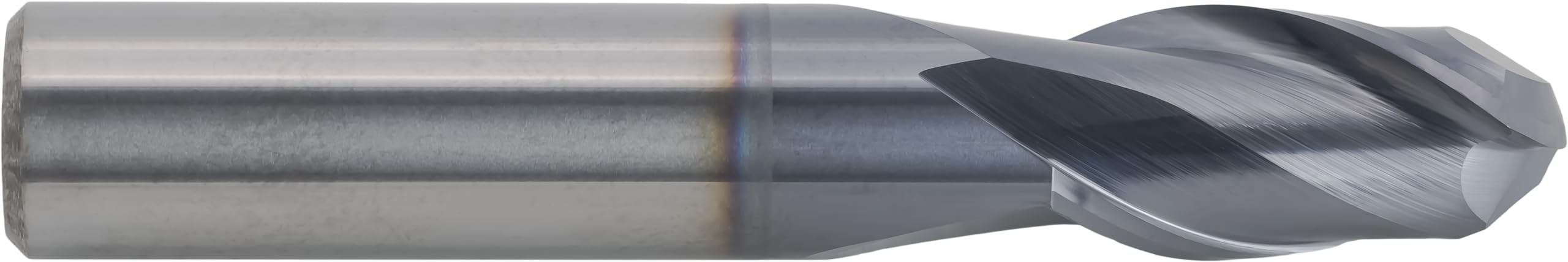 5 pcs Solid Carbide End Mills, Ball Nose, TiAlN Coated, 1/2