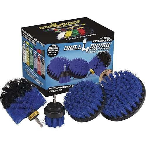 Drillbrush Boat Hull Cleaner Set/Swimming Pool Accessories - Cleaning Drill