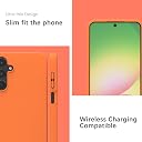 YATWIN Silicone Back Case for Samsung Galaxy A56, Soft-Touch Phone Back Cover for Samsung Galaxy A56 - Orange gallery image