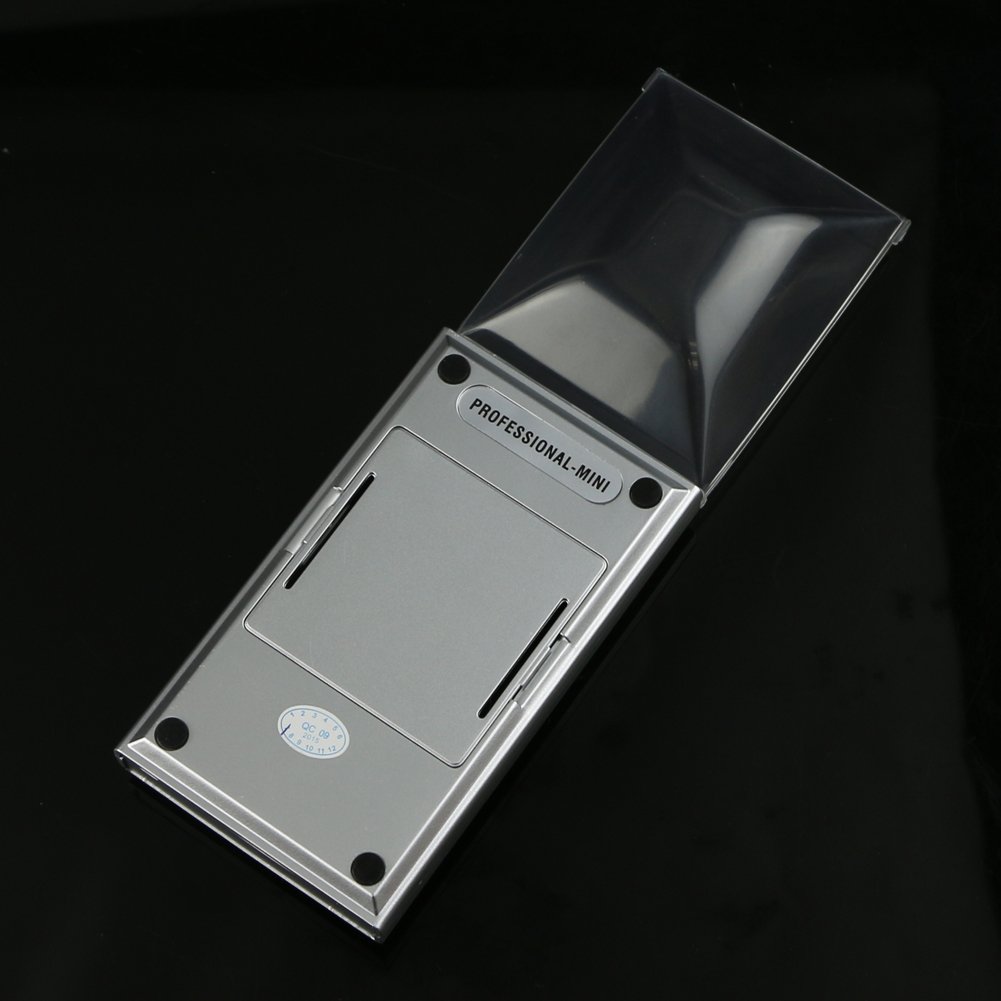 GUMEI 10g / 0.001g Miligramo Precisión Joyería Digital Escala de Diamante Gramo de Equilibrio de Peso